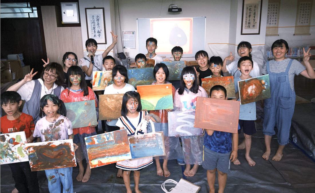 大眾公益支持×偏鄉創作：給景山國小特別的創作課