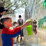 畫的室大型彩繪創作案例-樂城生活節市集彩繪帆布創作