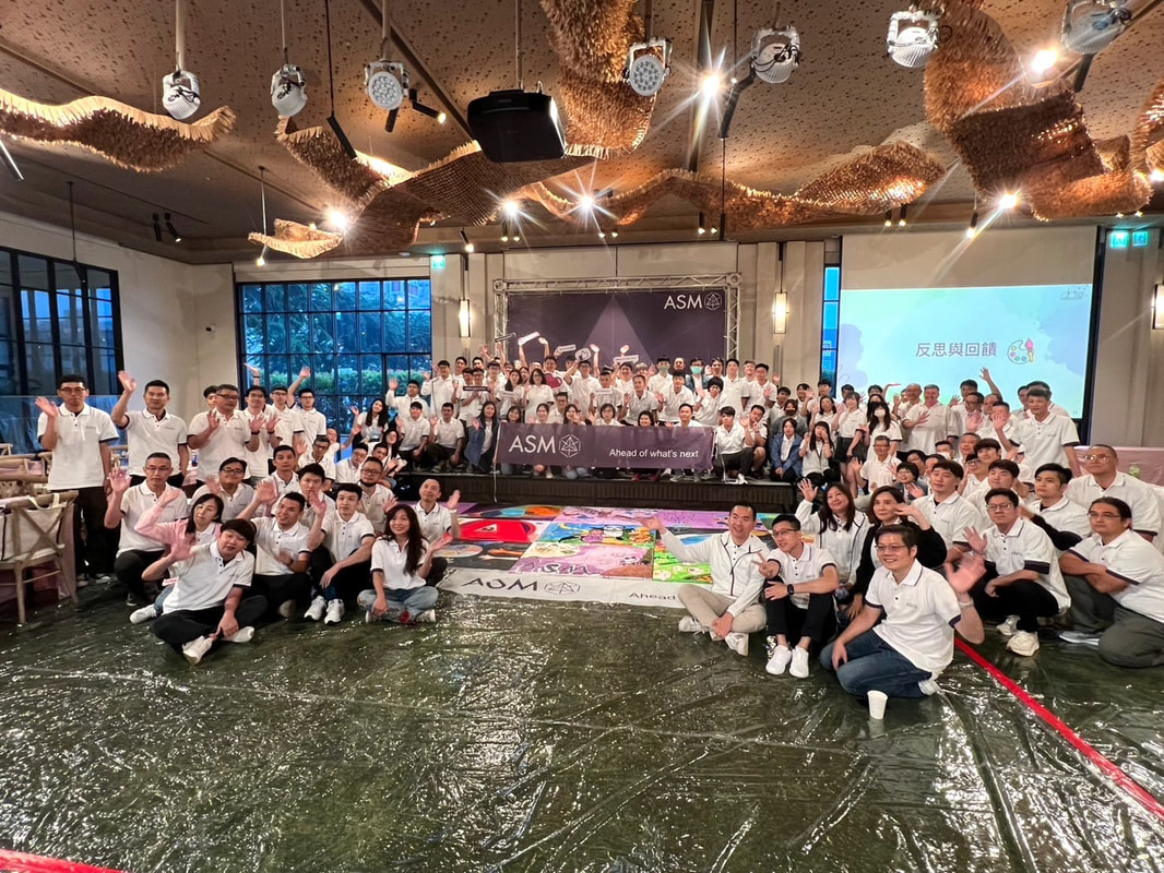 畫的室DEIX藝術團建-團隊自由拼畫案例分享- ASM 台灣先藝科技股份有限公司
