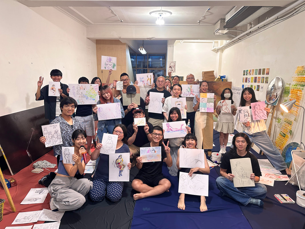 畫的室主題活動x自由創作案例-身體 × 線條 × 感受 - 裸體速寫