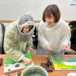 畫的室幸運畫布創作-技宸科技企業員工身心療癒創作活動