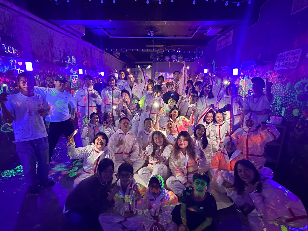 畫的室主題活動x自由創作案例-螢光顏料派對xDJ微醺之夜 ​​