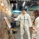 畫的室台北景美場地租借案例-公視節目『Meet Up!高校生』拍攝- 實體交友x畫畫互動